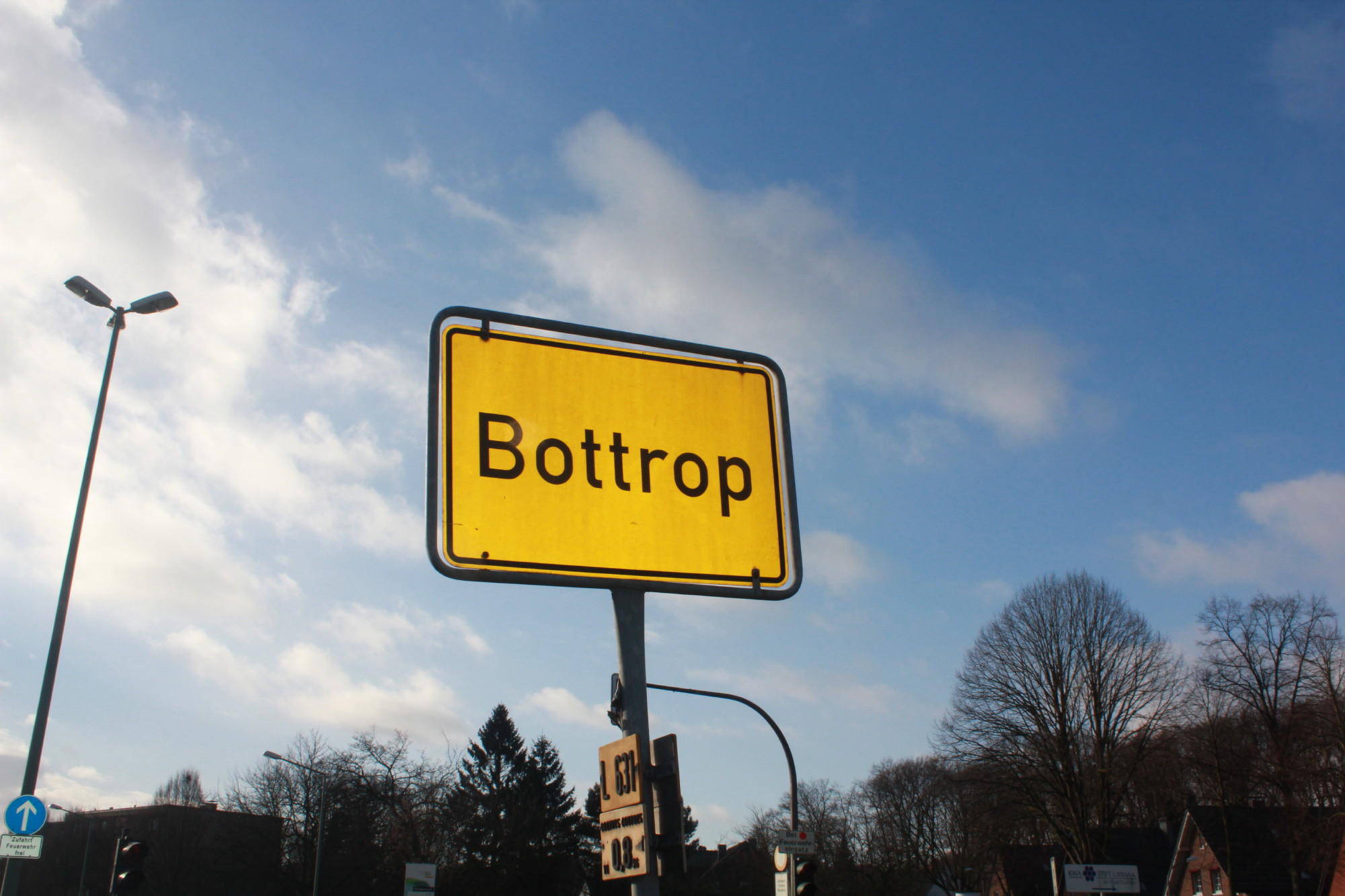 Ortseingangsschild Bottrop