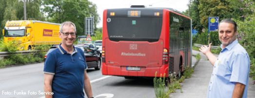 Von links: Johannes Bombeck und Ramazan Korkmaz Von links: Johannes Bombeck und Ramazan Korkmaz